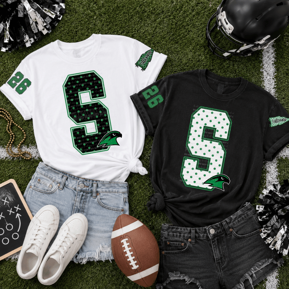 Varsity Polka Dot Falcon Spirit Wear