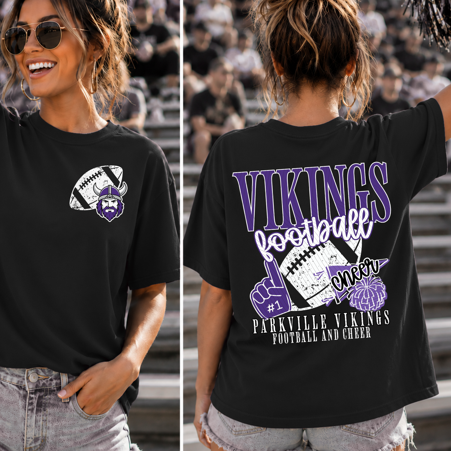 Vikings Football Spirit Collage