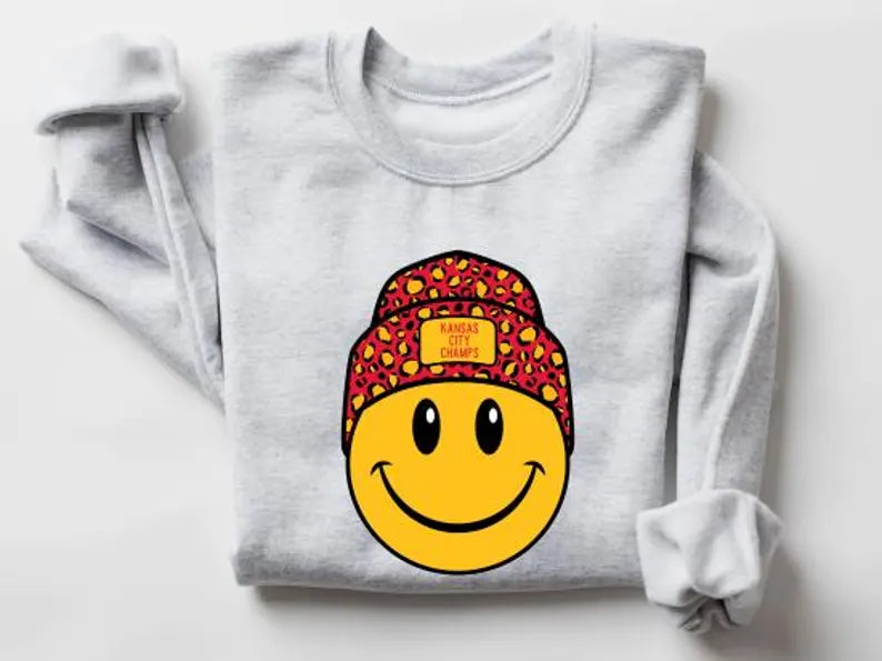 Kansas City Champs Retro Smiley