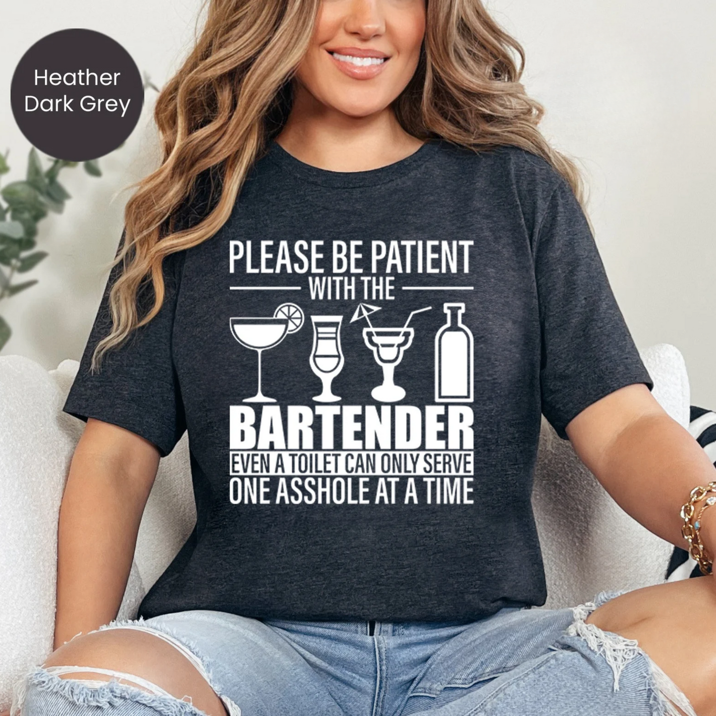 Please be patient with the bartender