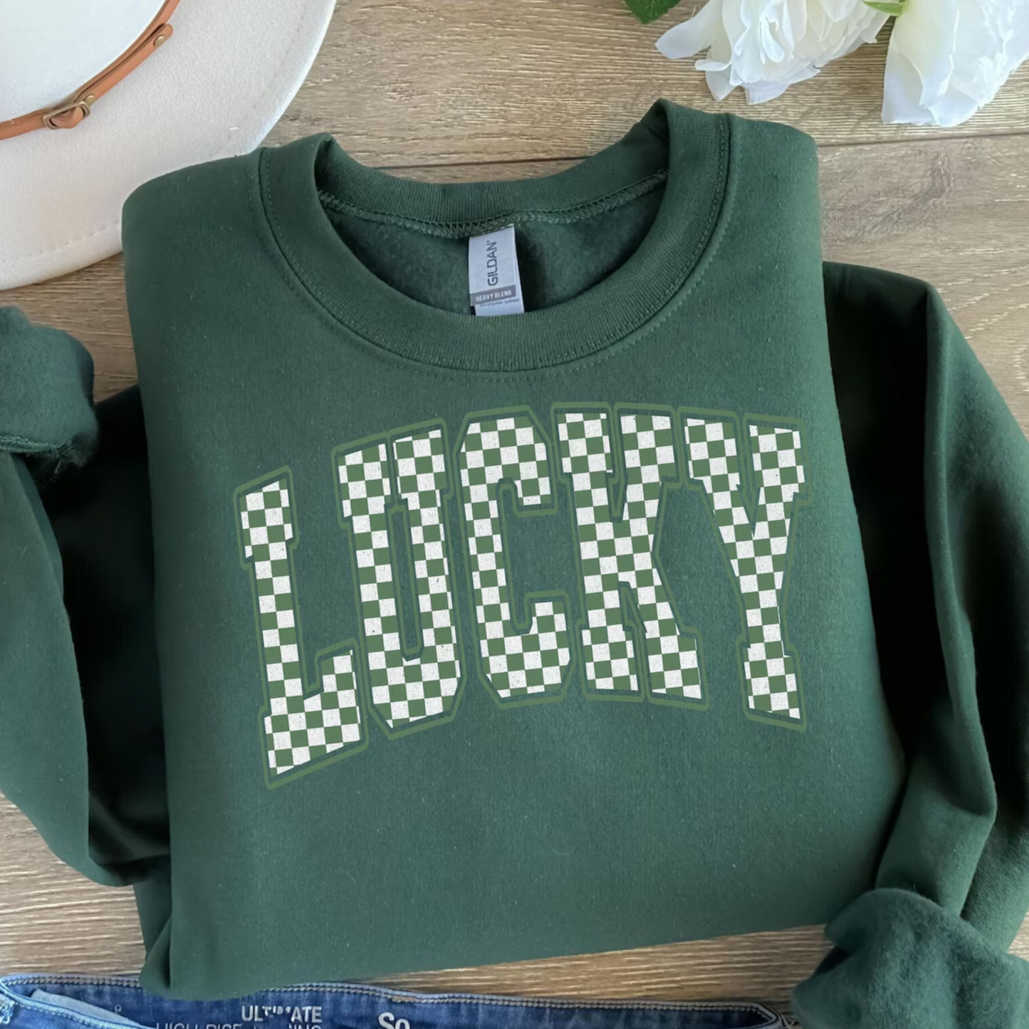 Retro Checkered Lucky