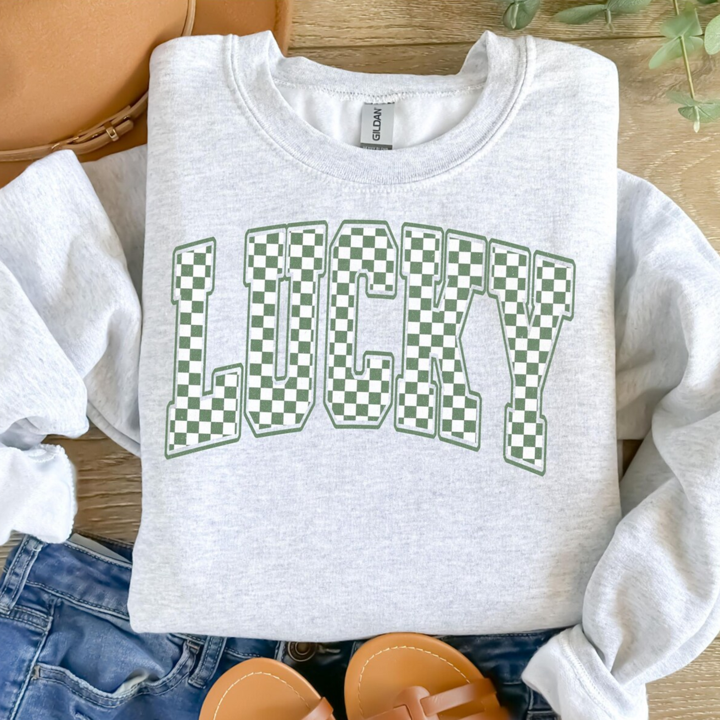Retro Checkered Lucky