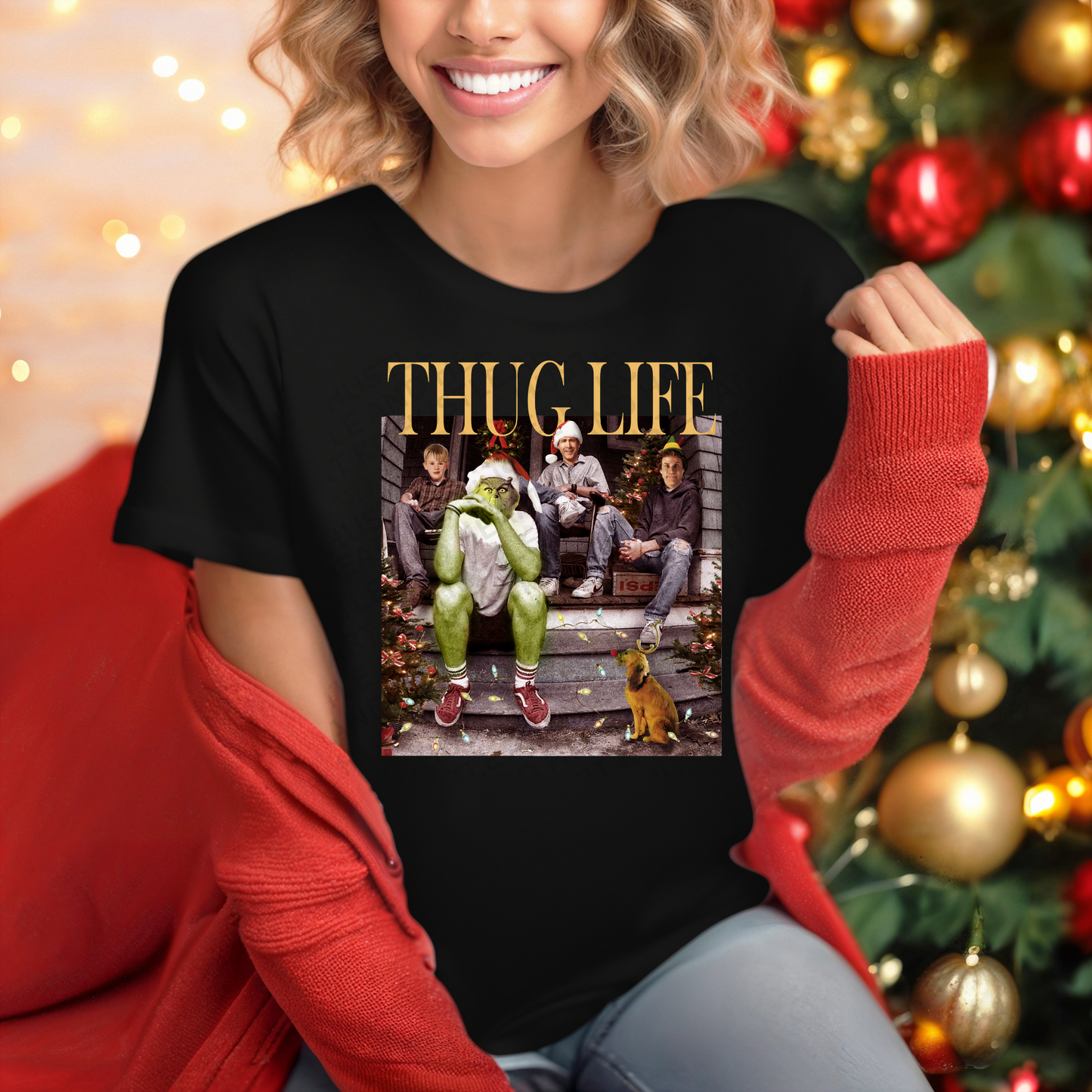 Thug Life Christmas T-Shirt
