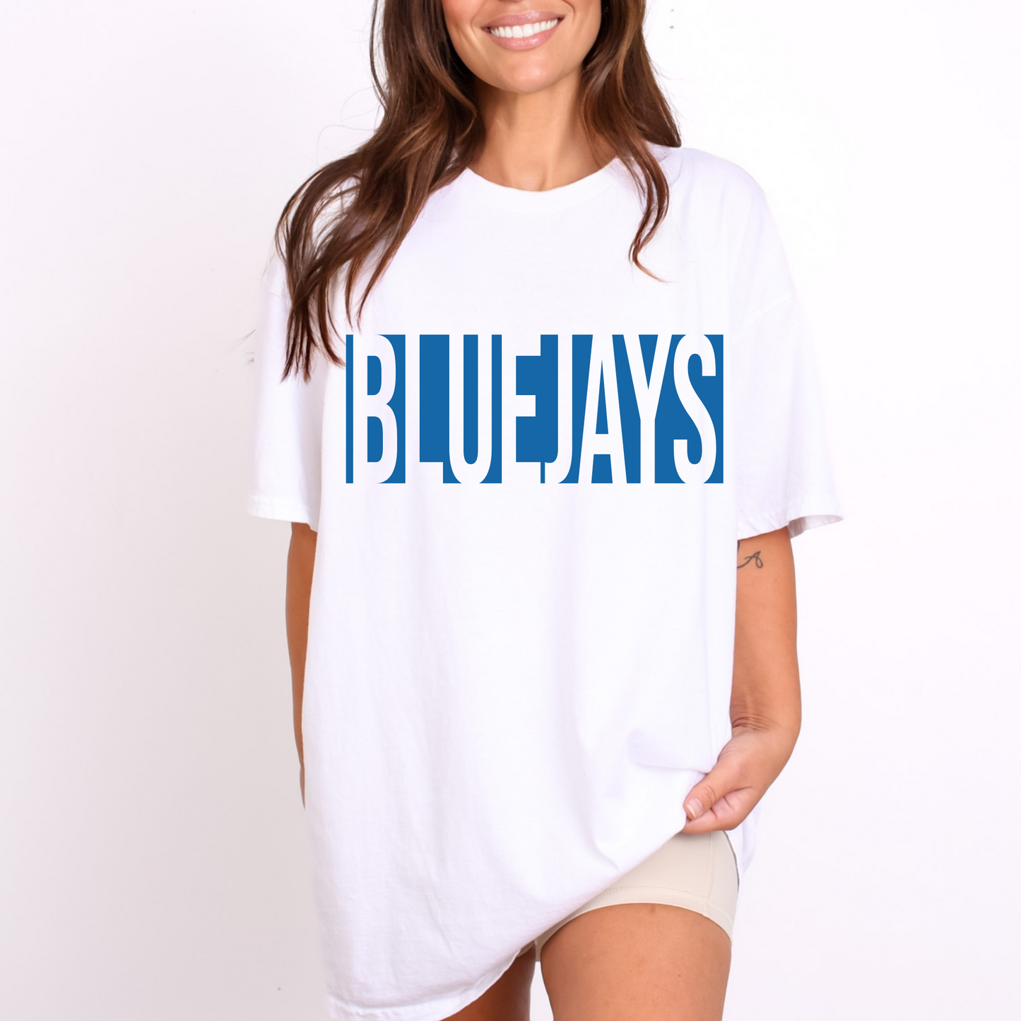 Bold Block Bluejays