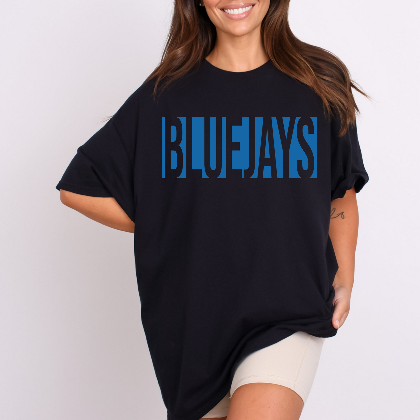 Bold Block Bluejays