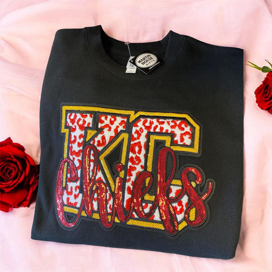 KC Sequins and Chenille Patch