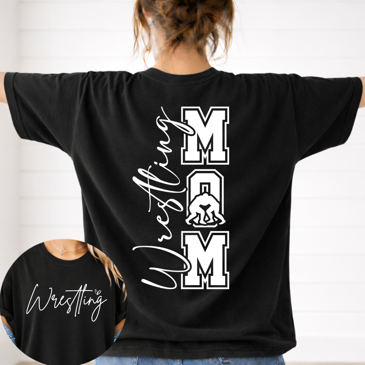 Wrestling Front Script + Wresting Mom Vertial Back