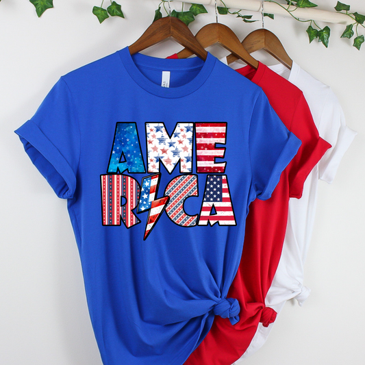 Bold America Lightning Bolt Tee (Youth)