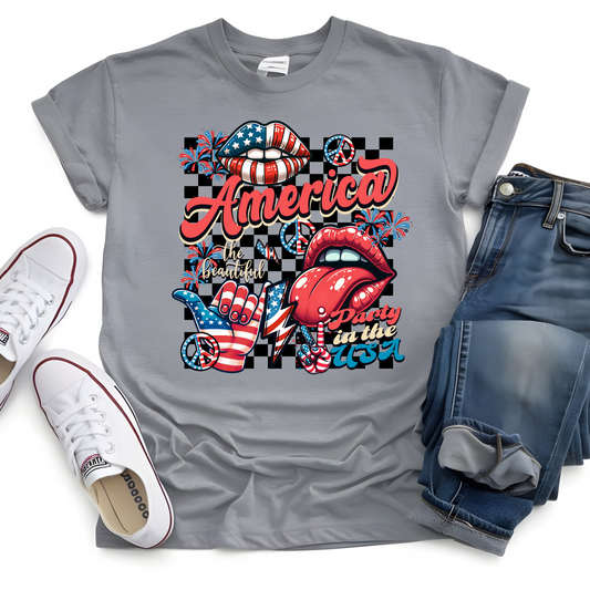 Retro America Collage Tank – Party in the USA (Youth)
