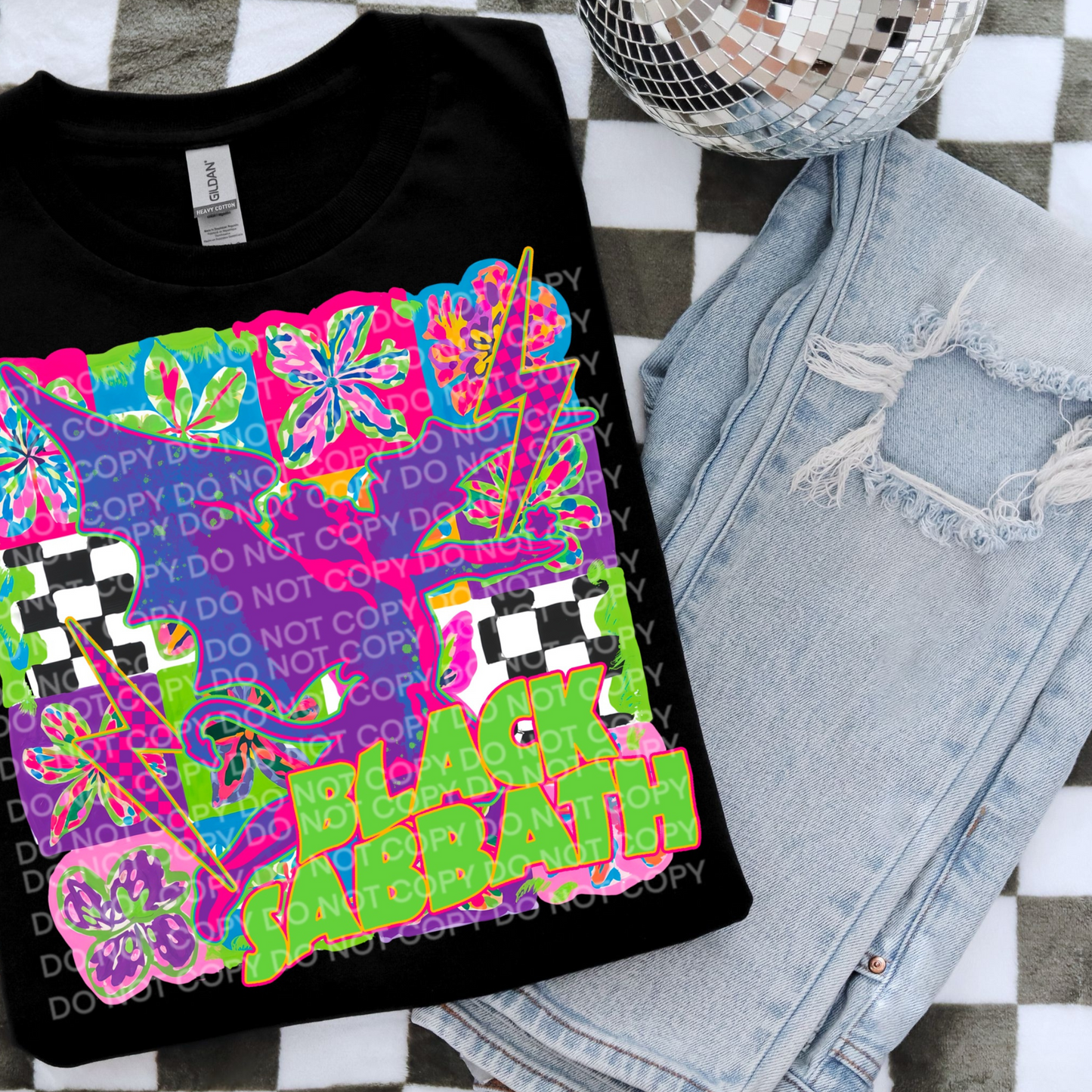BLACK SABBATH Bright Graphic Tee