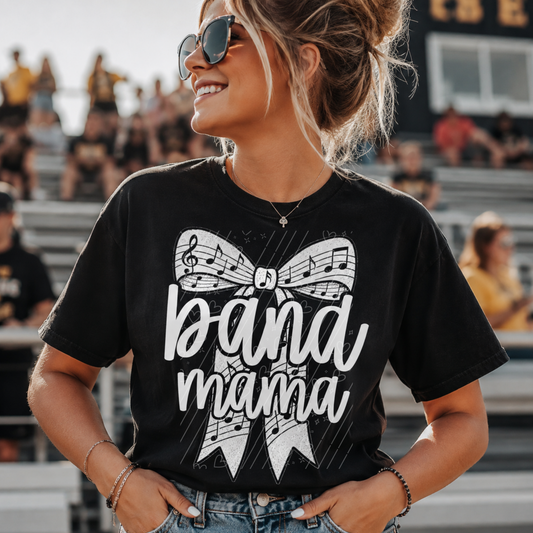 Band Mama Bow Shirt | Marching Band Mom Tee