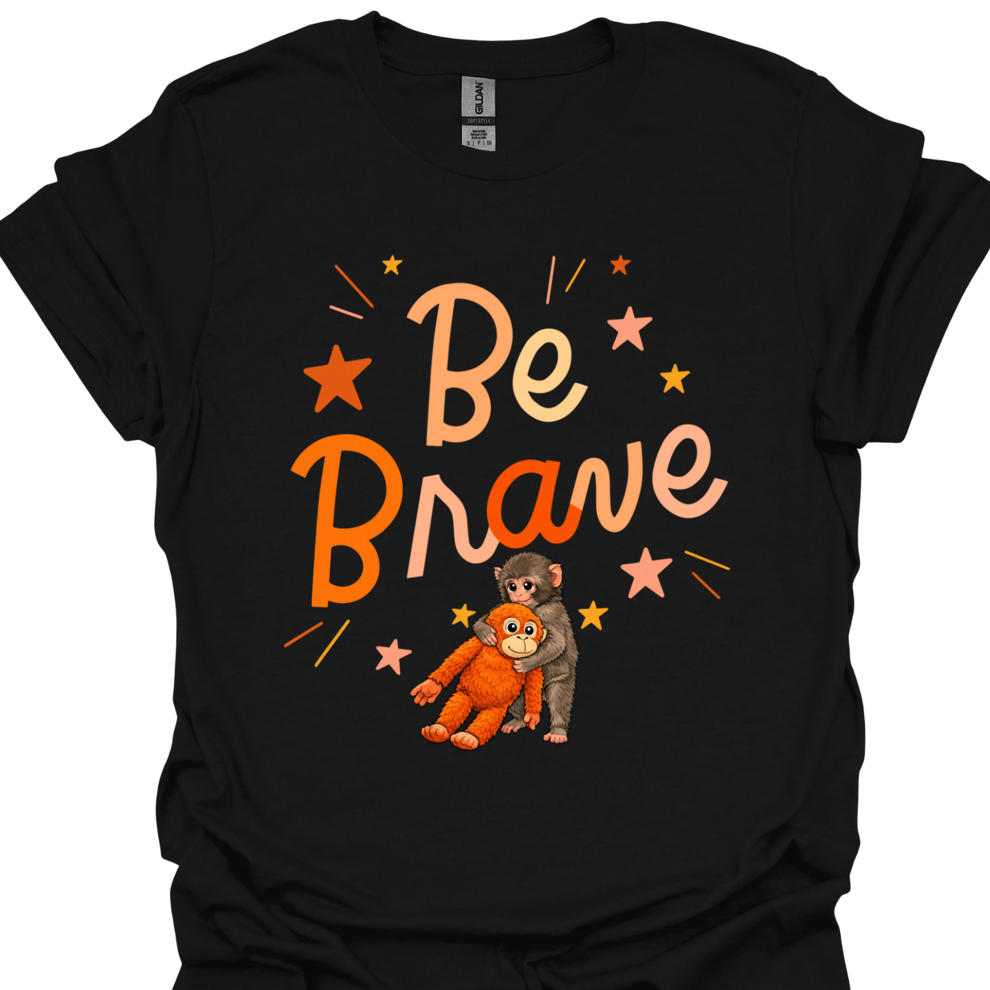 Youth Be Brave Monkey Graphic Tee