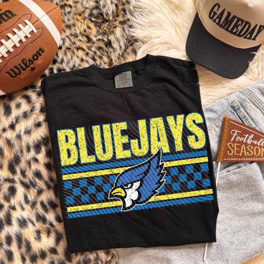 Bluejays Distressed Mascot