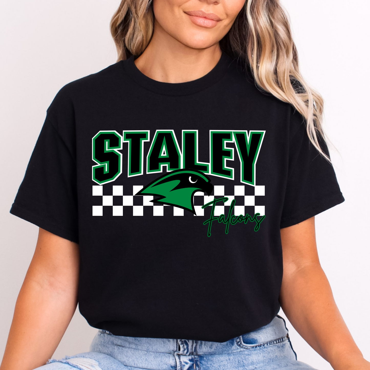 Bold Staley Falcons Checkered Tee