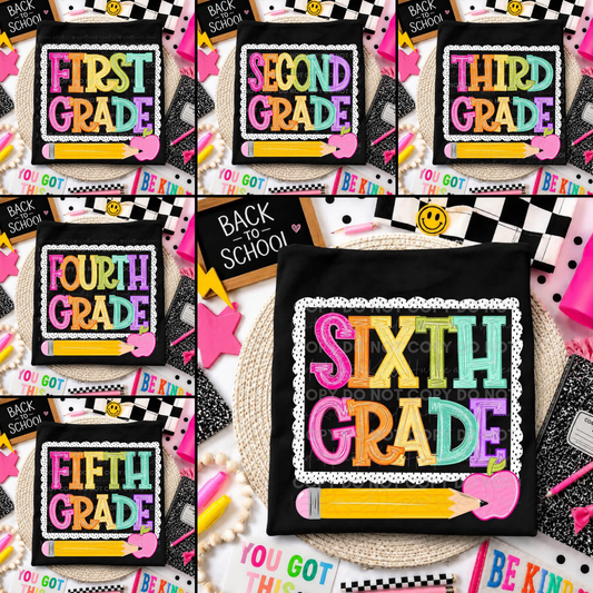 Bright Scribble Grades Youth T-Shirt