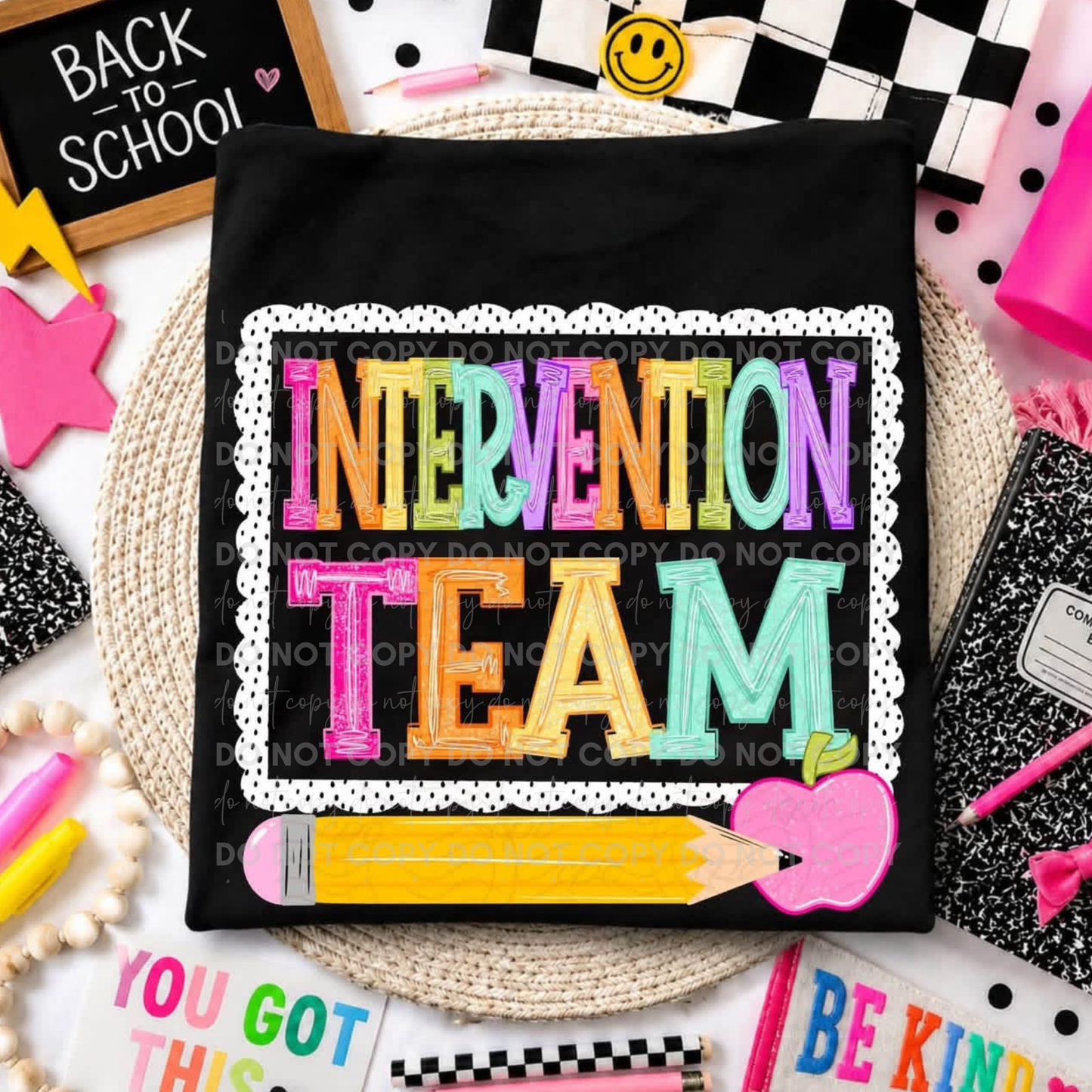 Bright Scribble Staff T-Shirt