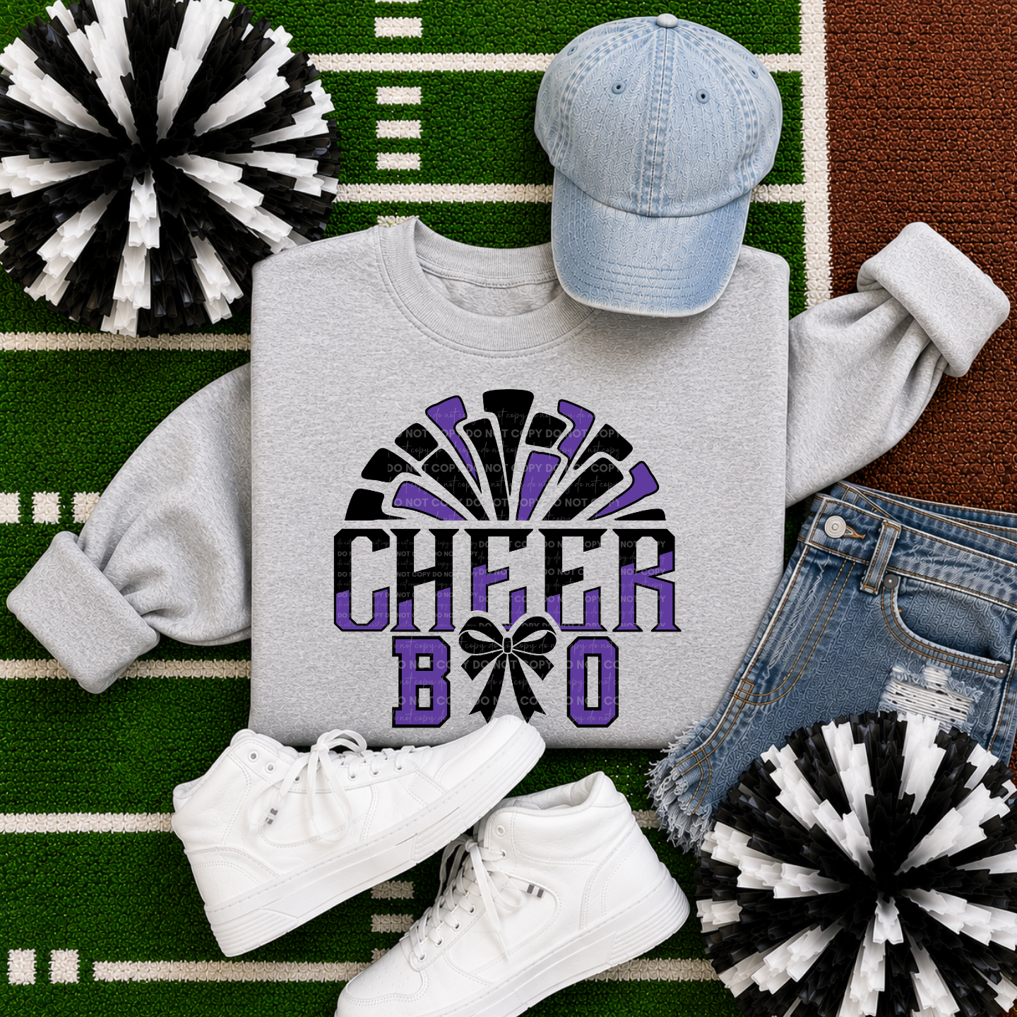 Cheer Family Pom Bow