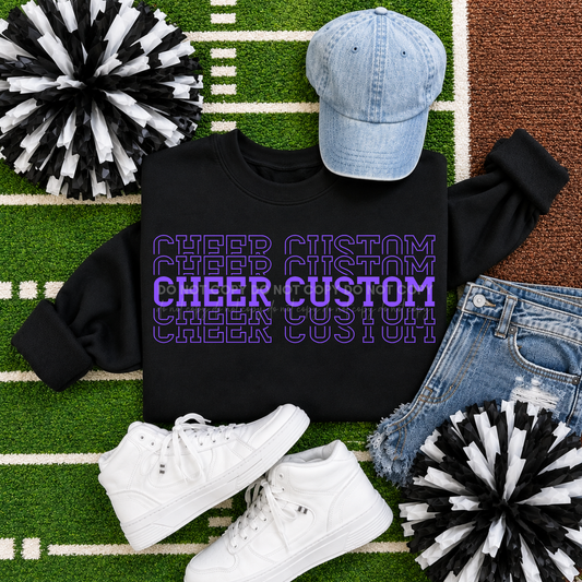 Custom Stacked Cheer Apparel