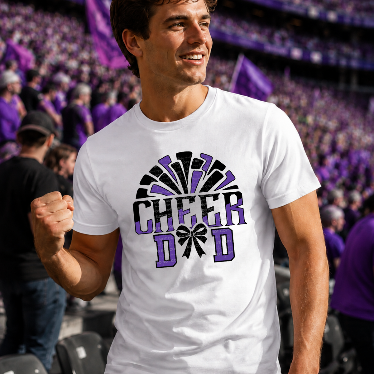 Cheer Dad Bow