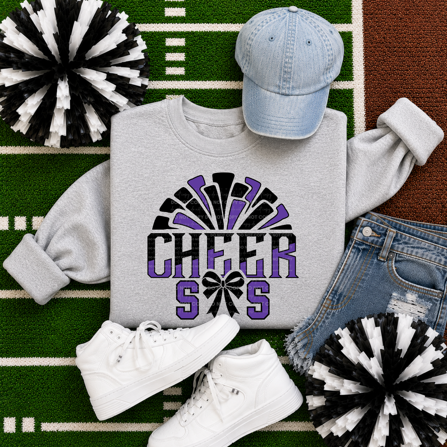 Cheer Family Pom Bow