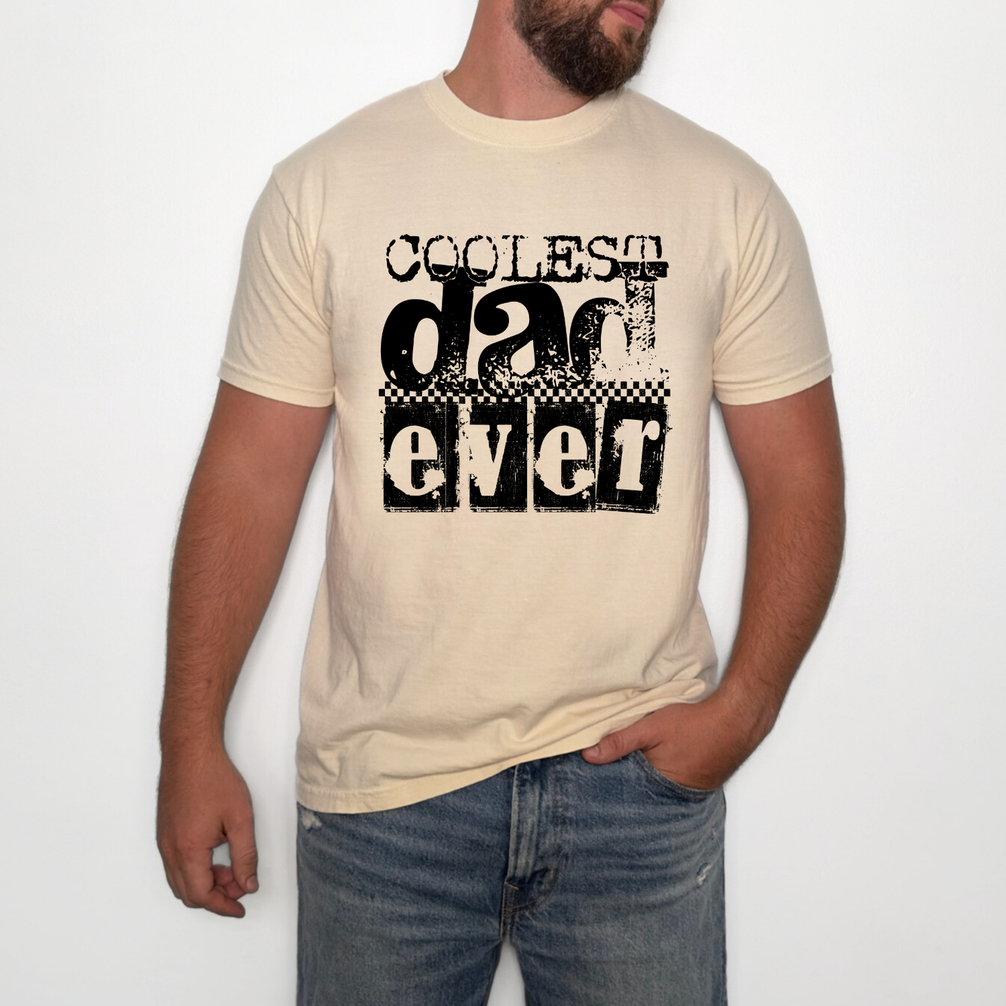 Coolest Dad Ever Retro Shirt | Vintage Father's Day Gift for Dad