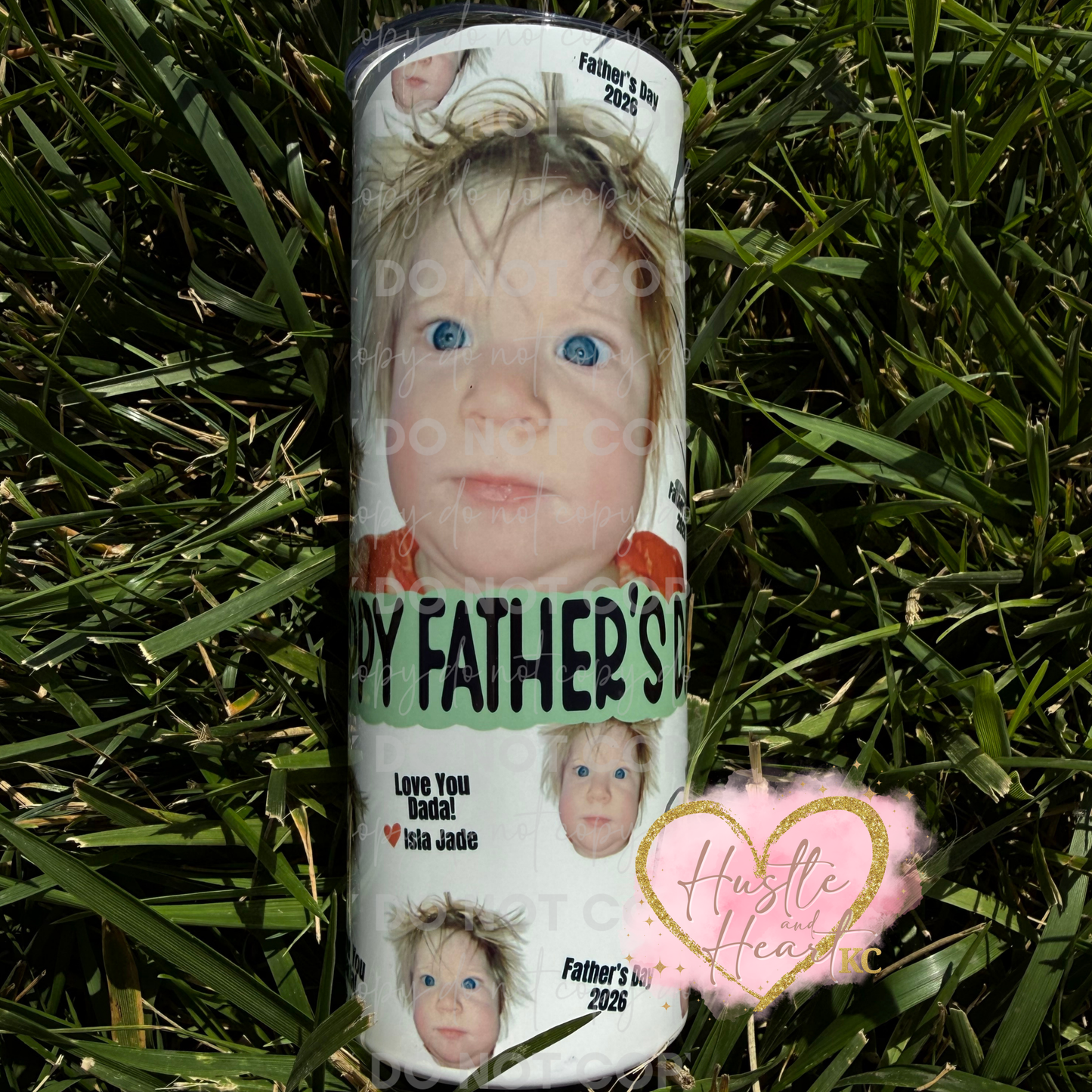 Custom 20 oz Photo Tumbler – Personalized Gift