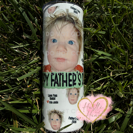 Custom 20 oz Photo Tumbler – Personalized Gift