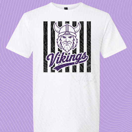 Distressed Vikings Stripes Youth