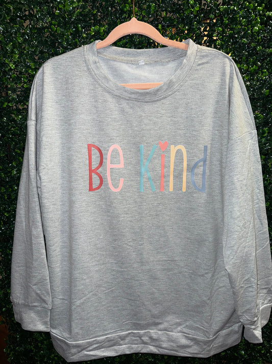 Be Kind Long Sleeve Crewneck