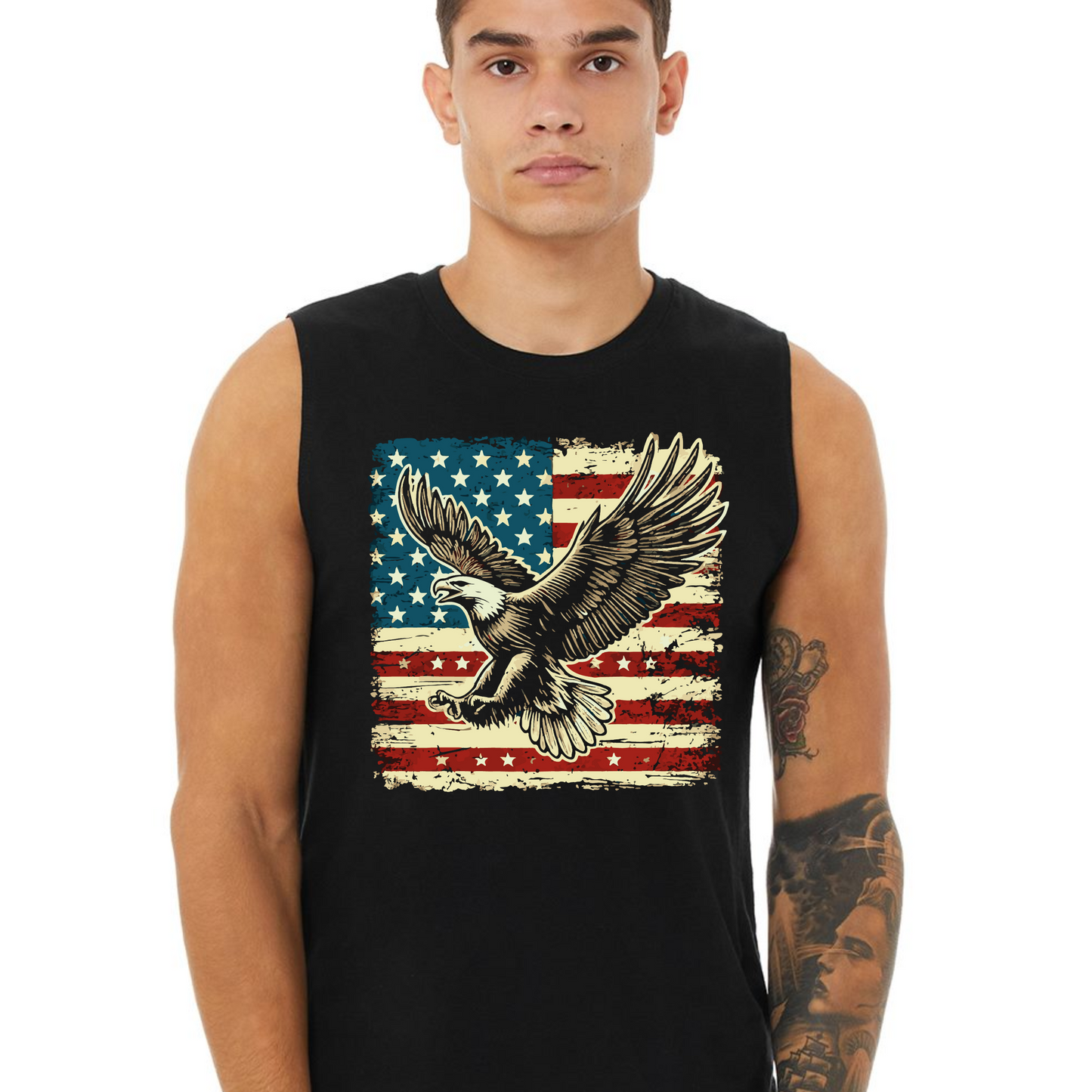 Eagle American Flag (Youth)