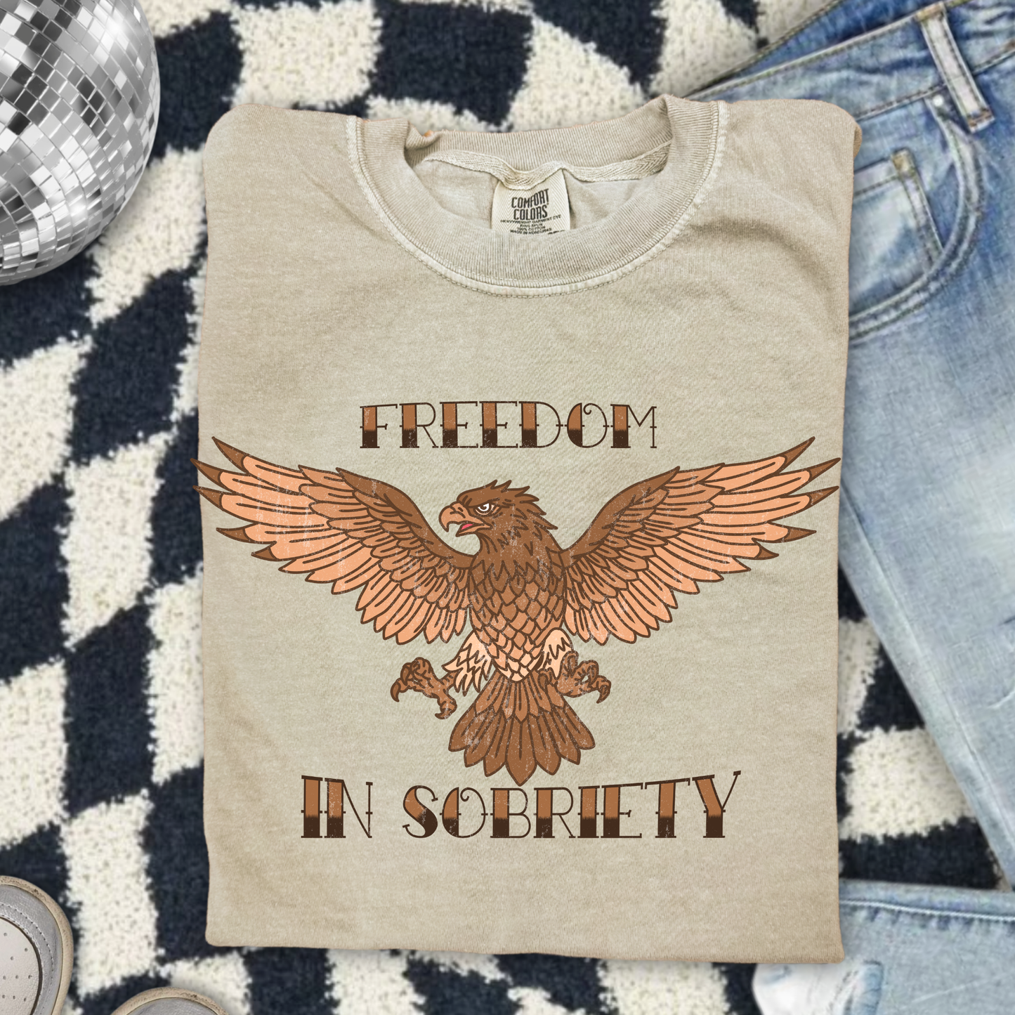Freedom in Sobriety Graphic Tee