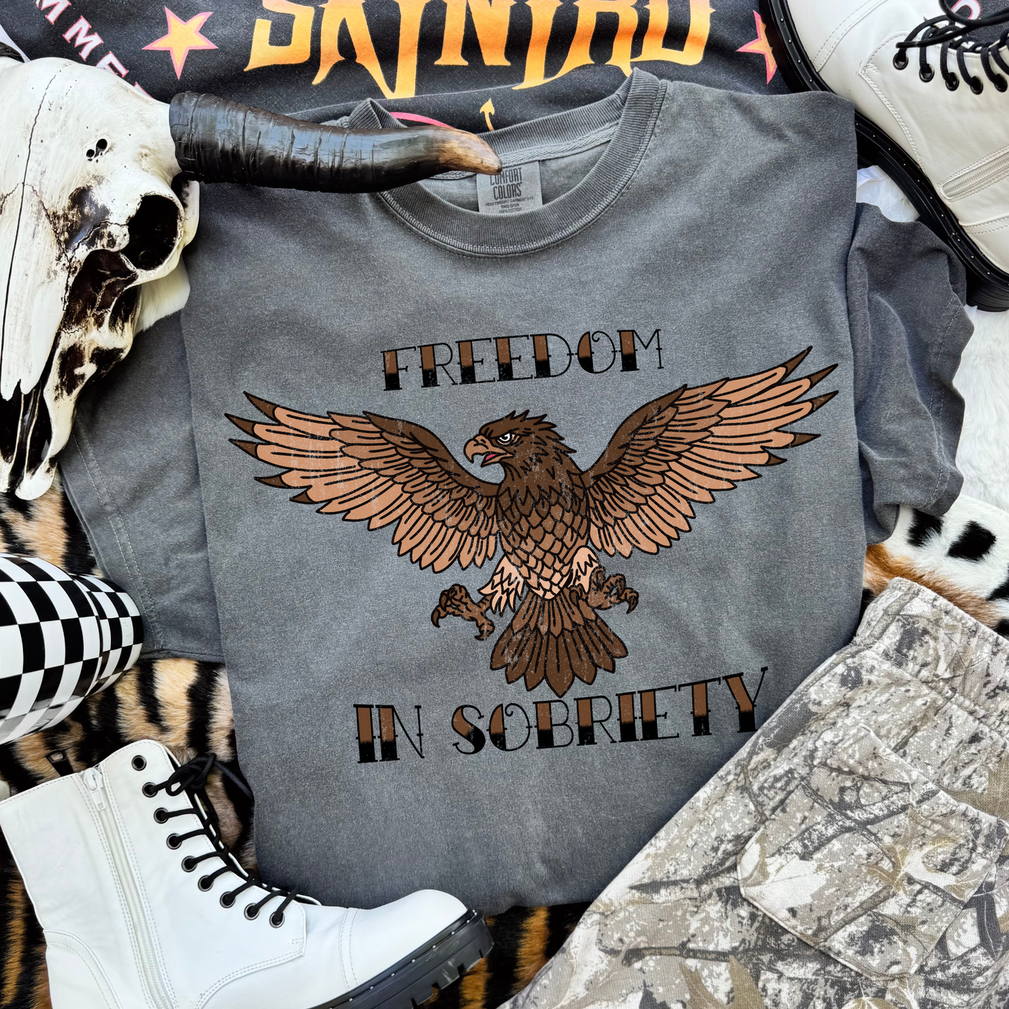 Freedom in Sobriety Graphic Tee