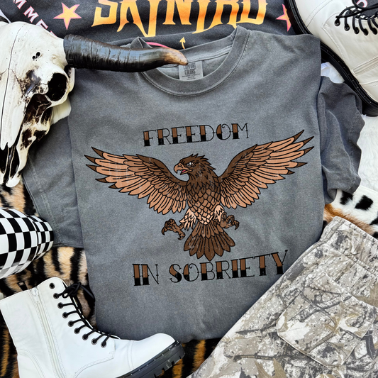 Freedom in Sobriety Graphic Tee