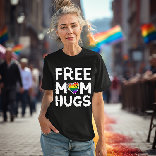 Free Mom Hugs Tee – Pride Edition