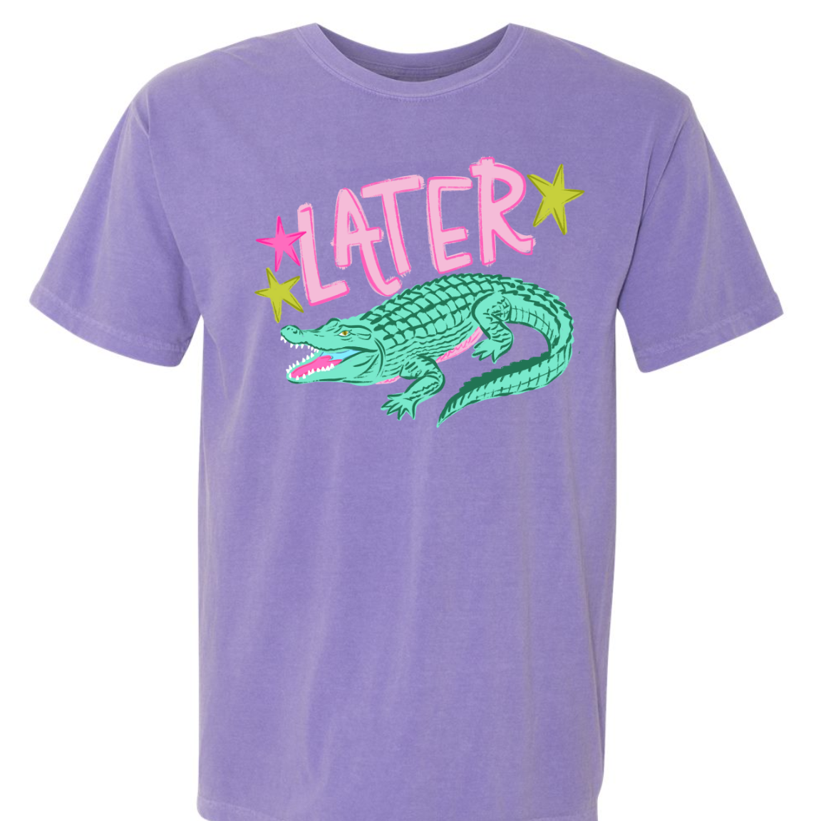 Later / After A While Crocodile Comfort Colors Tee