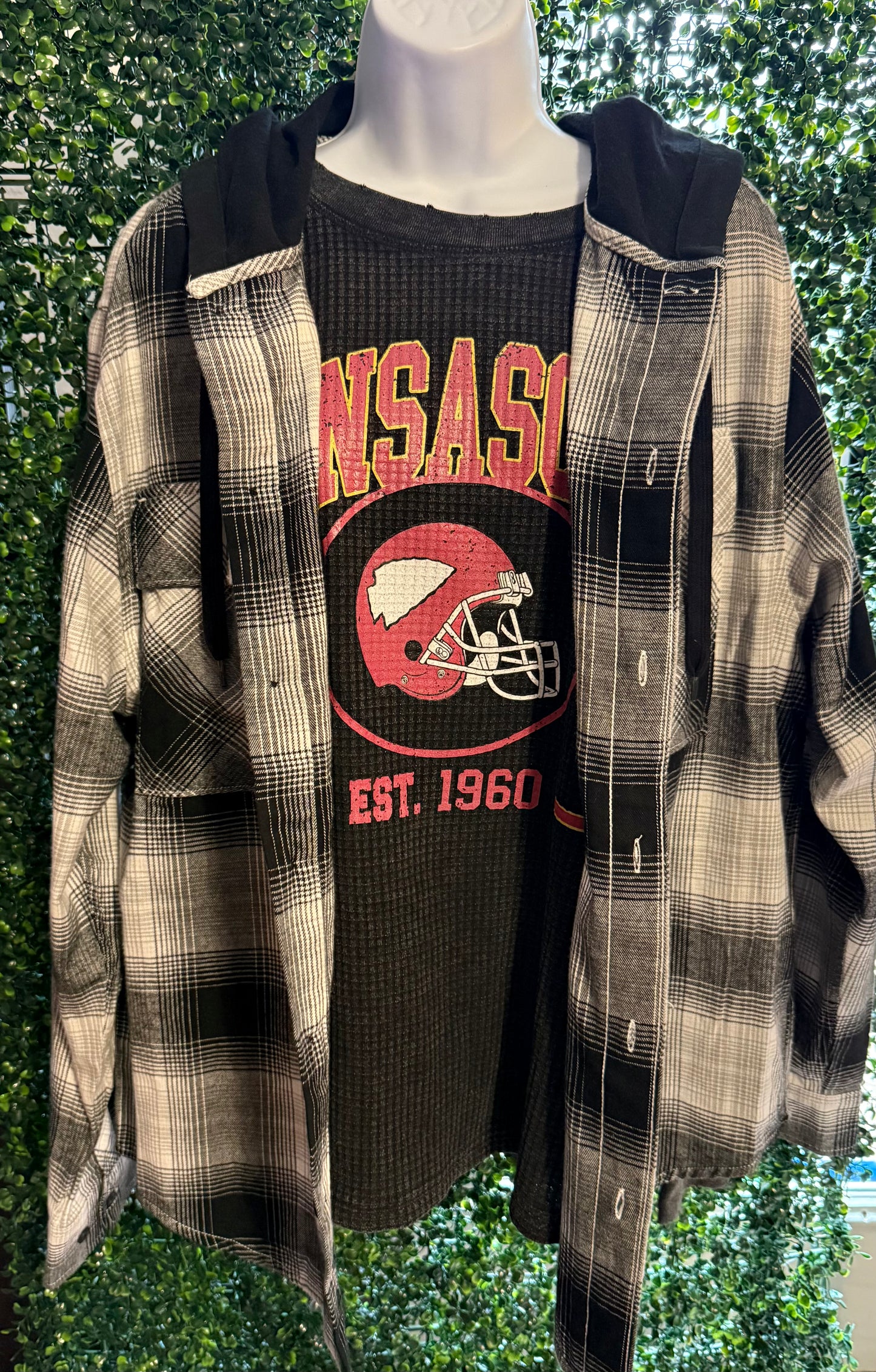 Oversized Flannel Button Up