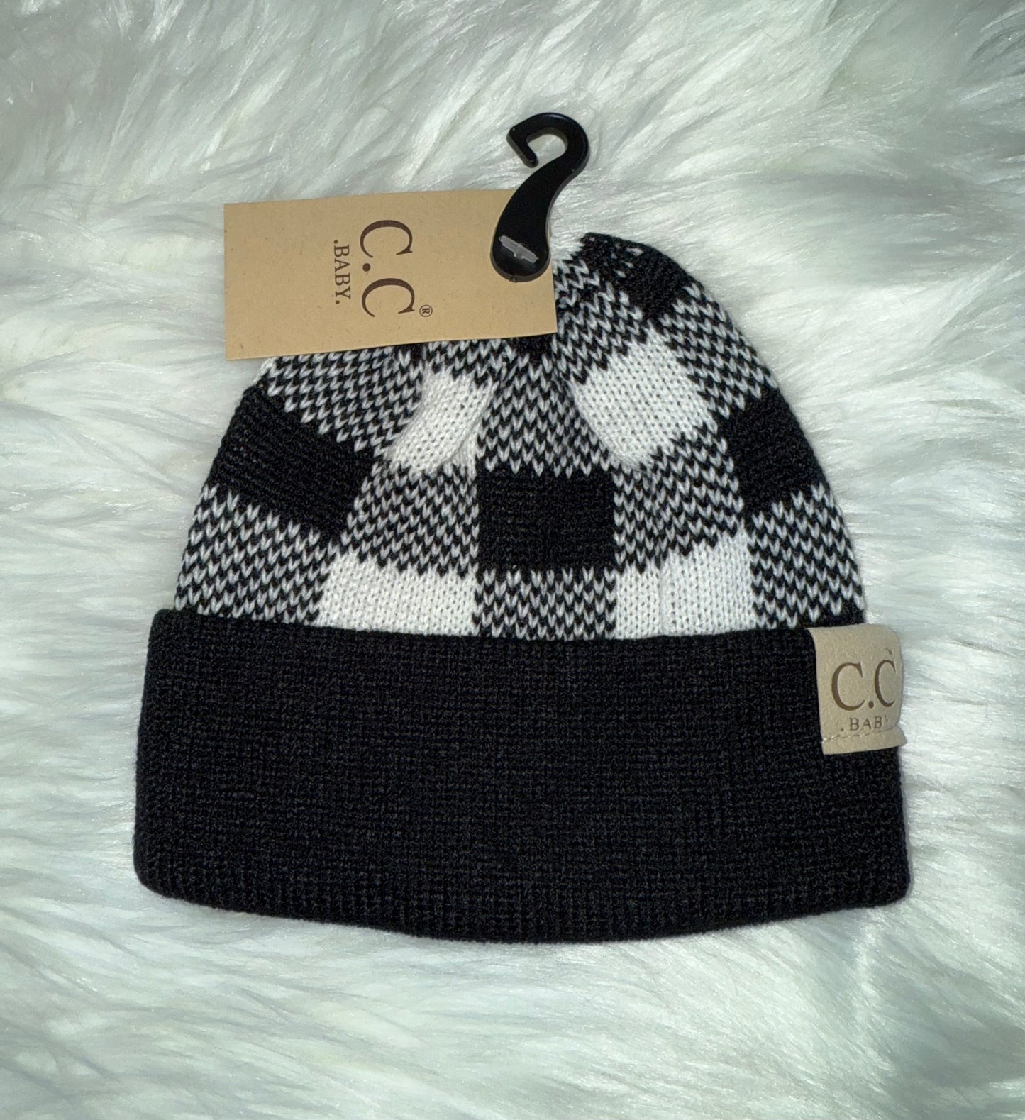 Baby Buffalo Plaid Beanie