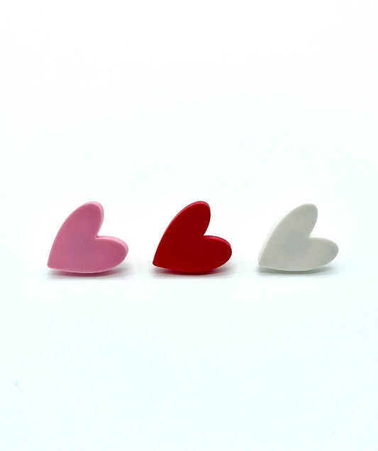 Heart Stud Earrings