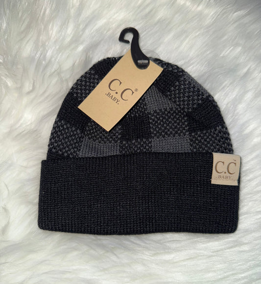 Baby Buffalo Plaid Beanie