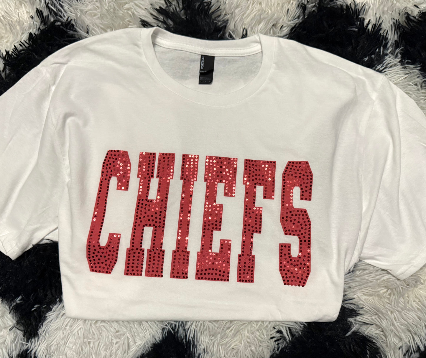 Sequins Chiefs Block