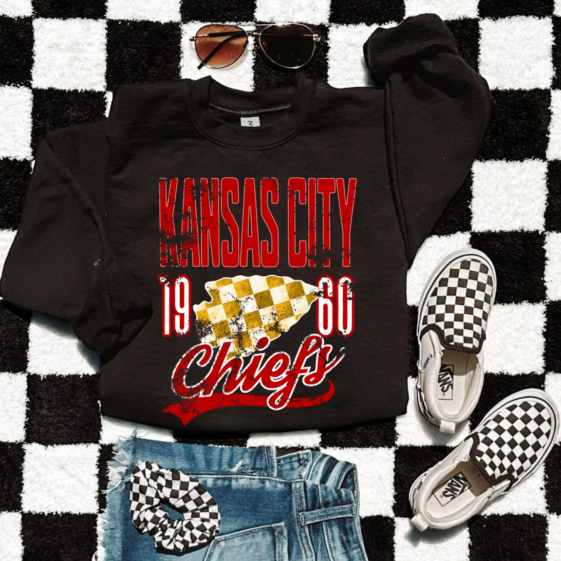 Kansas City Distressed 1960 Sweatshirt