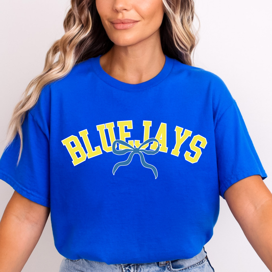 Bluejays Curved with Bow