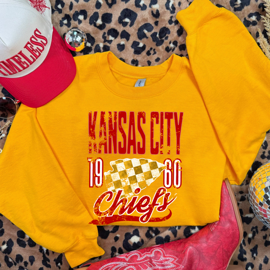 Youth Kansas City Distressed 1960 Sweatshirt