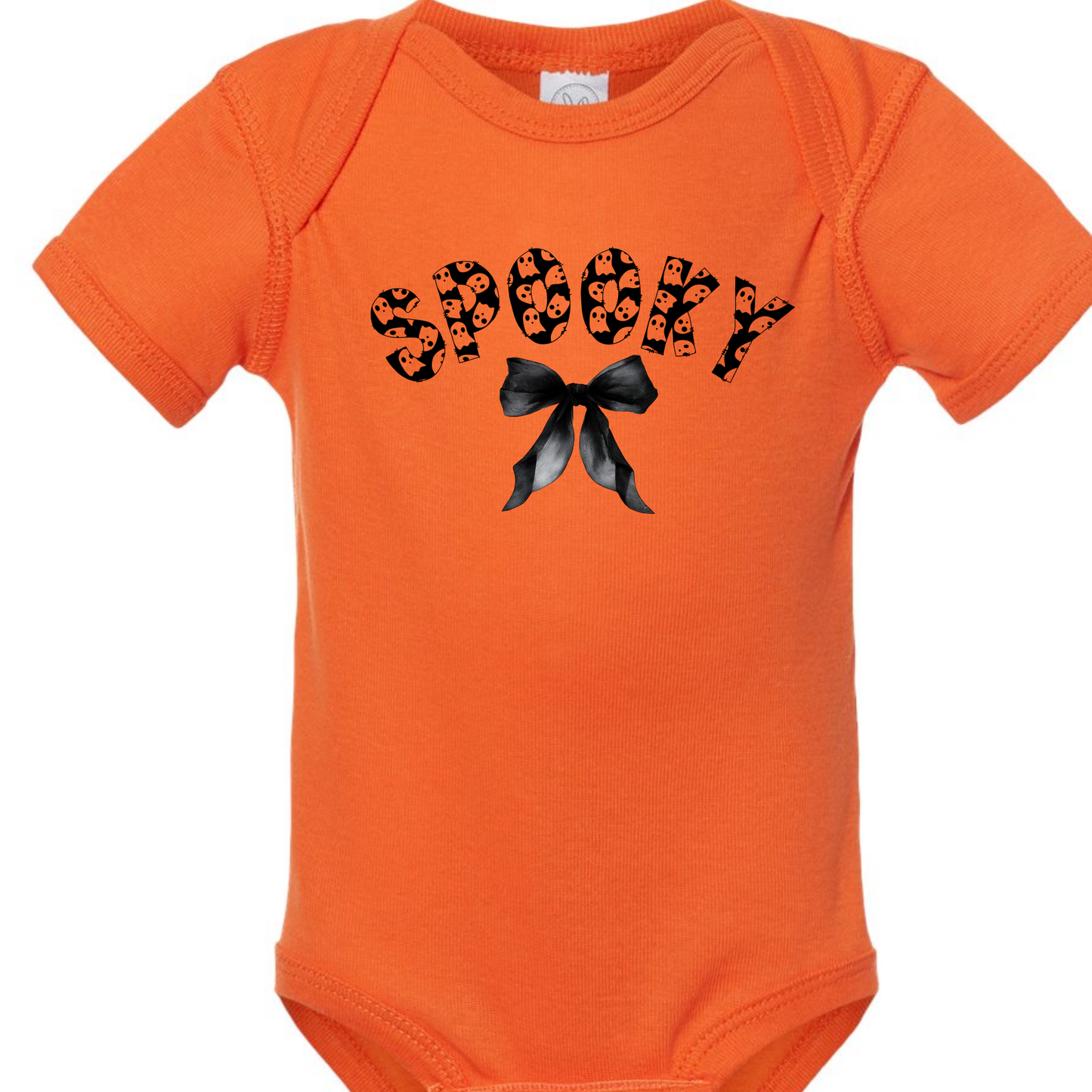 Infant Spooky Ghost Bow Font