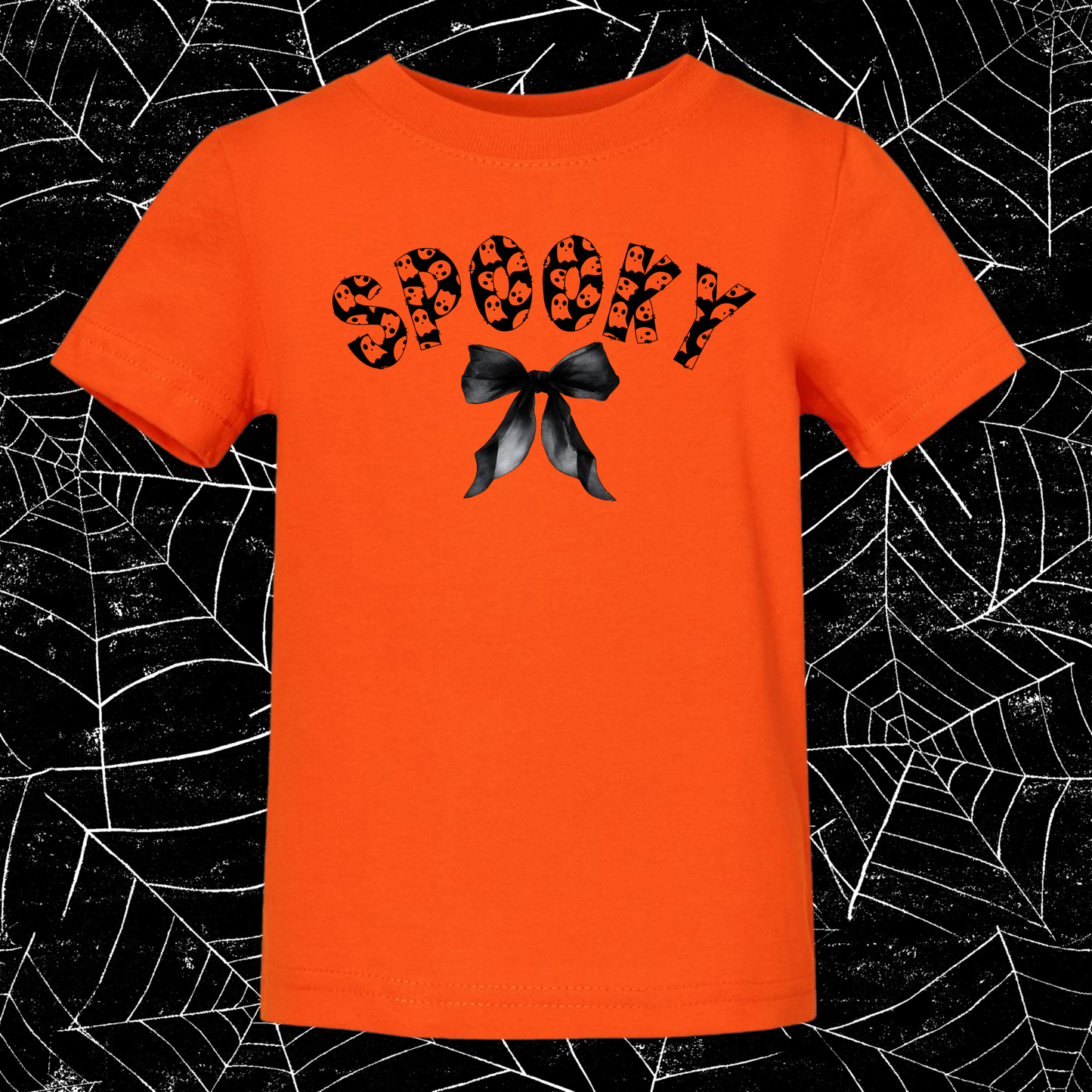 Toddler Spooky Ghost Bow Font