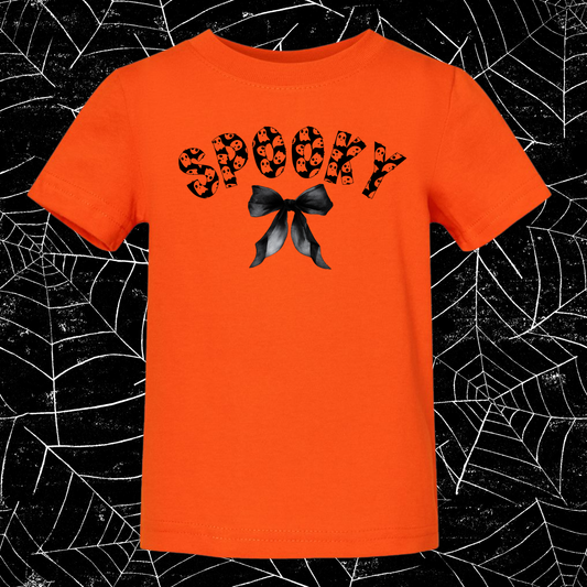 Toddler Spooky Ghost Bow Font