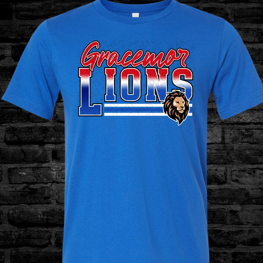 Gracemor Lions Gradient Tee (Youth)