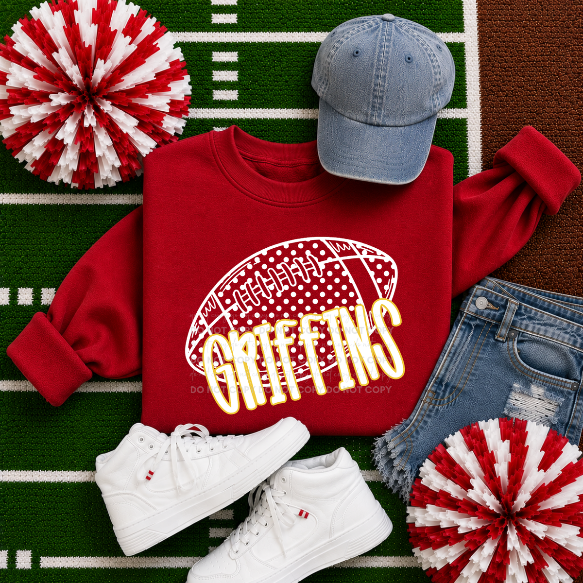 Griffins Polka Dot Football