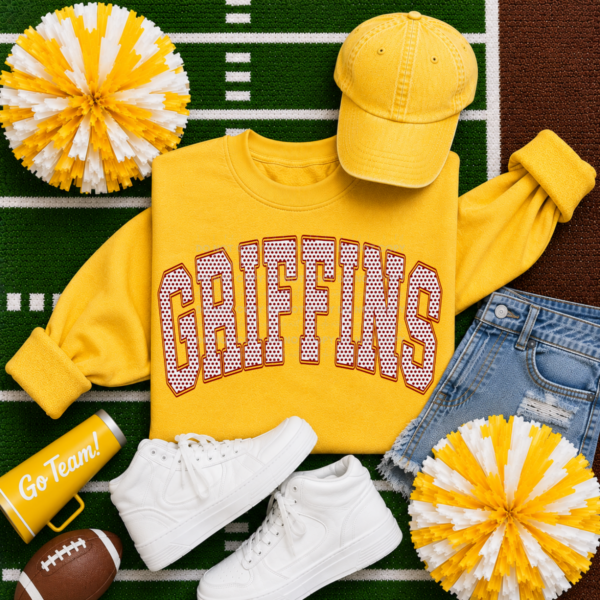 Griffins Polka Dot Arch
