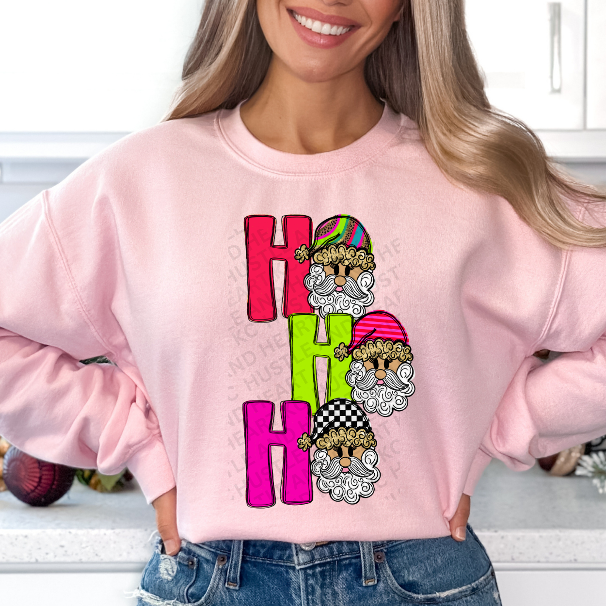 Ho Ho Ho Santa Sweatshirt – Bright & Festive Christmas Crewneck